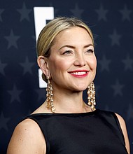 Kate Hudson is pictured in Santa Monica, California in February. During an appearance on “The Drew Barrymore Show,” Hudson talked about her three-year engagement to musician Danny Fujikawa and the actress sounds content to be so.
Mandatory Credit:	Frazer Harrison/Getty Images via CNN Newsource