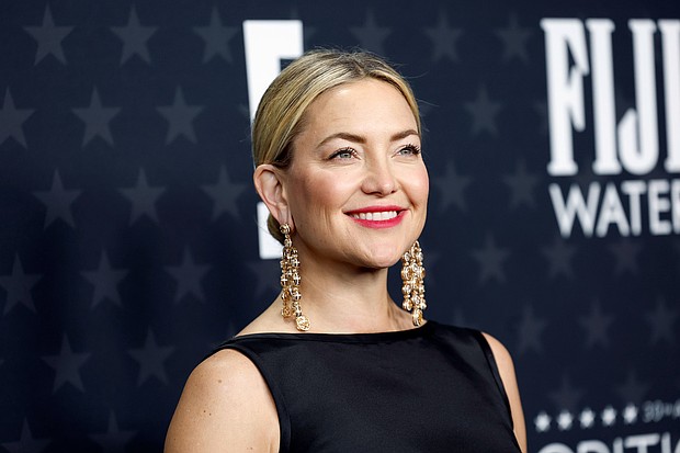 Kate Hudson is pictured in Santa Monica, California in February. During an appearance on “The Drew Barrymore Show,” Hudson talked about her three-year engagement to musician Danny Fujikawa and the actress sounds content to be so.
Mandatory Credit:	Frazer Harrison/Getty Images via CNN Newsource