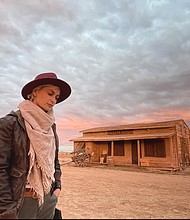 Halyna Hutchins appears in an image from Hulu's “Last Take: Rust and the Story of Halyna."
Mandatory Credit:	Disney via CNN Newsource