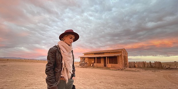 Halyna Hutchins appears in an image from Hulu's “Last Take: Rust and the Story of Halyna."
Mandatory Credit:	Disney via CNN Newsource