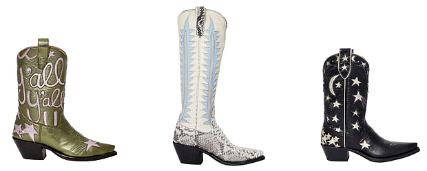 Sophie Metallic Olive ($1,895) | Kate Crème ($2,750) | Rush Black/Pale Gold ($2,395)