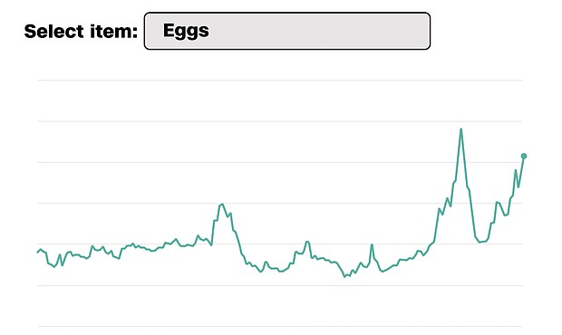 The cost of food in the US increased significantly amid the Covid-19 pandemic and the steep inflation that followed. While prices have stabilized more recently, new factors have already driven up the costs for eggs and threaten to increase them for other common household foods.
Mandatory Credit:	CNN via CNN Newsource