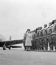 Cadets at the Basic and Advanced Flying School for Negro Air Corps Cadets Jan. 23, 1942.