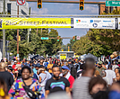 Festivalgoers attending the 33rd Annual 2nd Street Festival last year.