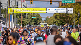 Festivalgoers attending the 33rd Annual 2nd Street Festival last year.