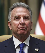 US special envoy Steve Witkoff, pictured here in Saudi Arabia on February 18, after participating in a meeting with Russian officials, has arrived in Moscow on March 13 for further talks.
Mandatory Credit:	Evelyn Hockstein/AP via CNN Newsource