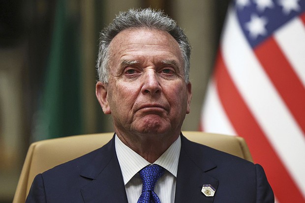 US special envoy Steve Witkoff, pictured here in Saudi Arabia on February 18, after participating in a meeting with Russian officials, has arrived in Moscow on March 13 for further talks.
Mandatory Credit:	Evelyn Hockstein/AP via CNN Newsource