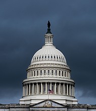 A line of storms moves over the US Capitol in Washington, DC, on March 5.
Mandatory Credit:	Bill Clark/CQ-Roll Call, Inc/Getty Images via CNN Newsource