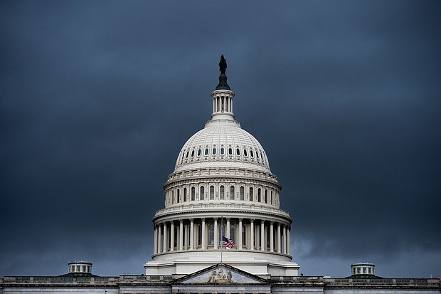 A line of storms moves over the US Capitol in Washington, DC, on March 5.
Mandatory Credit:	Bill Clark/CQ-Roll Call, Inc/Getty Images via CNN Newsource
