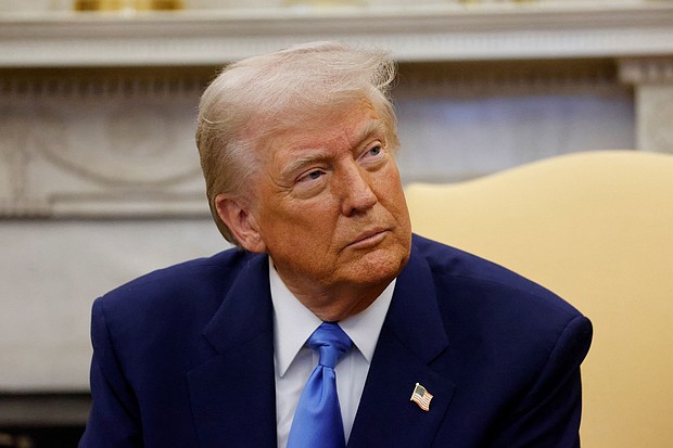 President Donald Trump is pictured at the White House in Washington, DC on February 24.
Mandatory Credit:	Ludovic Marin/AFP/Getty Images via CNN Newsource