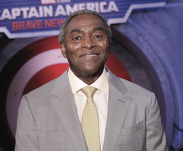Actor Carl Lumbly, known for his roles in sci-fi and superhero media, including his appearance in “Captain America: Brave New World,” is shown here at the film’s premiere. He will appear at GalaxyCon from March 27 through 30 at the Greater Richmond Convention Center.