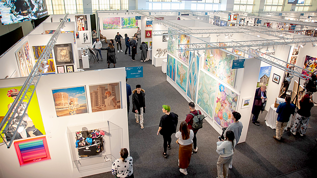 Artexpo New York 2024 exhibition view/Courtesy of Artexpo New York