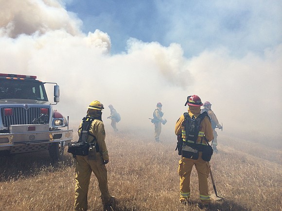 Pacific Palisades was burning to ash. “As far as the eye could see, homes were on fire, everywhere,” said firefighter …