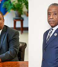 Alvin Bragg and Rev. Al Sharpton