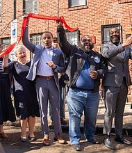 With celebration, the ribbon is cut to re-open the Marian Anderson Museum & Historical Society after four years of renovations and work to recover from a devastating flood. Marian Anderson Museum & Historical Society