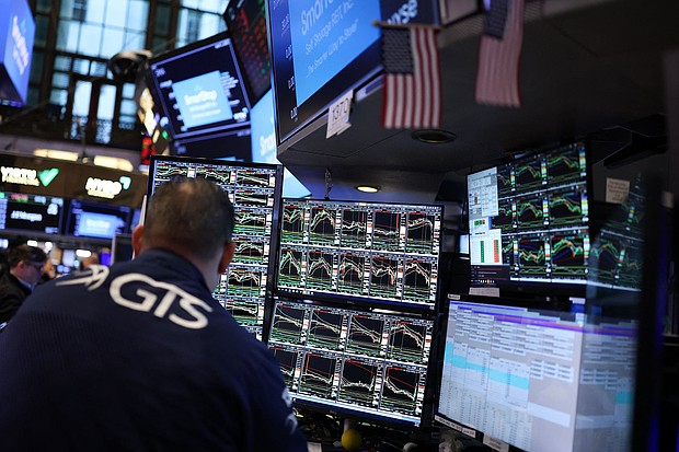 President Donald Trump's unprecedented trade policies will probably cause the US and global economies to fall into a recession this year, JPMorgan analysts said.
Mandatory Credit:	Charly Triballeau/AFP/Getty Images via CNN Newsource