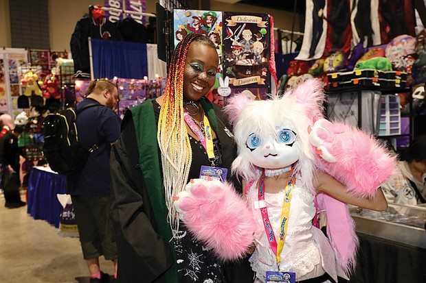 Travy and her daughter, Kaira, dress as their favorite characters.
