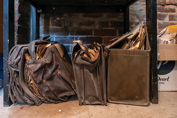 Legal files from civil rights attorney Roland J. ‘Duke’ Ealey, discovered during a 2018 home renovation in Richmond’s Jackson Ward neighborhood. The Ealey Project is working to preserve and digitize the documents, which span 1940 to 1992, to highlight his role in civil rights.