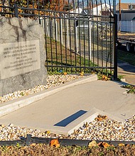 A Confederate marker at Richmond’s Department of Public Utilities Wise Street substation honors 100 South Carolina soldiers who died nearby. The City plans to use ground-penetrating radar this spring to determine if remains are buried at the site.