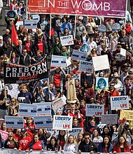 The seventh annual Virginia March for Life began with a rally at the Bell Tower before an hour-long march through downtown Richmond.