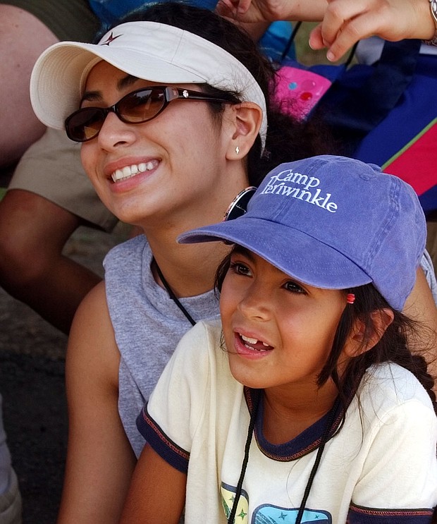Anais Saenz with her mother/Photo credit: Camp Periwinkle Photographer