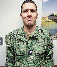 Petty Officer 3rd Class Stephen Scott, Photo by Mass Communication Specialist Seaman Troy Davis,
Navy Public Affairs Support Element East