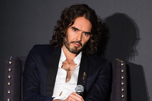 Russell Brand takes part in a discussion at Esquire Townhouse, Carlton House Terrace on October 14, 2017 in London, England.
Mandatory Credit:	Jeff Spicer/Getty Images via CNN Newsource
