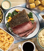 Prime Rib Dinner with sides