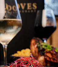 Doves invites guests to relax and unwind with Wine Down Wednesday from 4 p.m. until late night, featuring dinner for two, including a bottle of wine, two entrées, a dessert to share, and live music.


Photo: Courtesy of Doves Restaurant