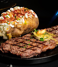Doves Steak Night Thursdays features a delicious, juicy steak accompanied by a fresh house salad and baked potato for just $30.

Photo: Courtesy of Doves Restaurant