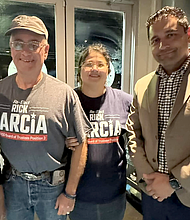 Burt and Sandra Levine with Rick Garcia