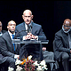 Mayor John Whitmire speaking at the funeral for George Forman