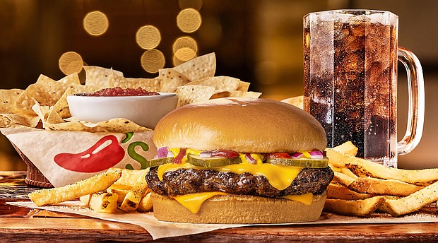 Chili's is rolling out a new cheeseburger that resembles a McDonald's Quarter Pounder.
Mandatory Credit:	Courtesy Chili's via CNN Newsource