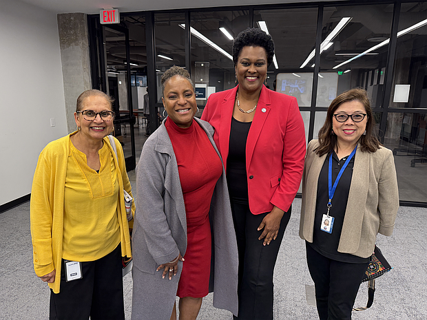 City of Houston’s Office of Business Opportunity Director Cylenthia Hoyrd, City of Houston Mayor Pro-Tem Martha Castex Tatum with others