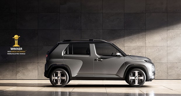 Hyundai INSTER Hailed as 2025 World Electric Vehicle