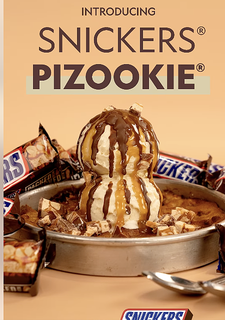 BJ's Restaurant & Brewhouse introduces the New SNICKERS® Pizookie®
