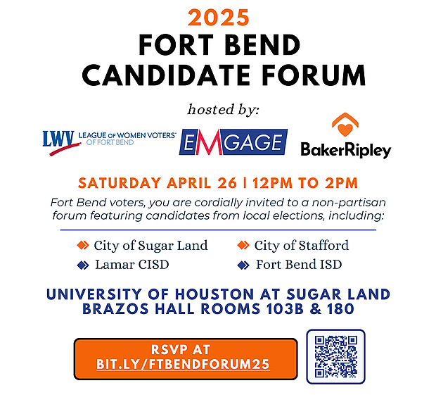 2025 Fort Bend Candidate Forum
