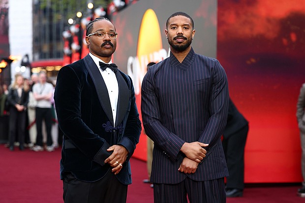 Ryan Coogler and Michael B. Jordan attend the premiere of "Sinners" in London on April. 14.
Mandatory Credit:	Tim P. Whitby/Getty Images via CNN Newsource