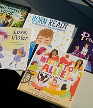 A selection of books featuring LGBTQ characters that are part of a Supreme Court case are pictured, April 15, 2025, in Washington, DC
Mandatory Credit:	Associated Press via CNN Newsource