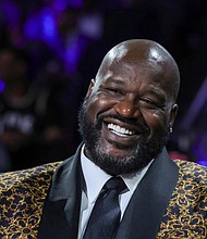 In a moment shared on social media by the TNT sports show, O’Neal rushed off set in the middle of their live broadcast to use the restroom.
Mandatory Credit:	Ethan Miller/Getty Images via CNN Newsource