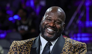 In a moment shared on social media by the TNT sports show, O’Neal rushed off set in the middle of their live broadcast to use the restroom.
Mandatory Credit:	Ethan Miller/Getty Images via CNN Newsource