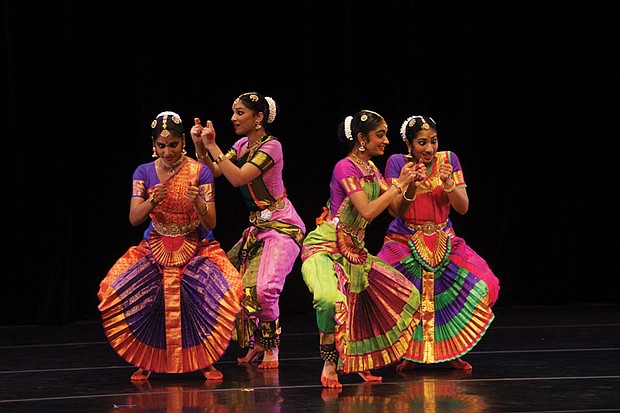 Dancers from the Nrityaniketan School of Bharatanatyam are among the performers at the Richmond Dance Festival.