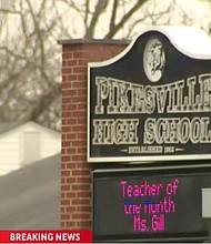 A Baltimore man took a plea deal and was sentenced to four months in prison April 28 after being accused of using AI to impersonate a former high school principal.
Mandatory Credit:	WJZ via CNN Newsource