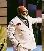 The Potter House's Pastors Touré Roberts, TD Jakes, and Sarah Jakes Roberts