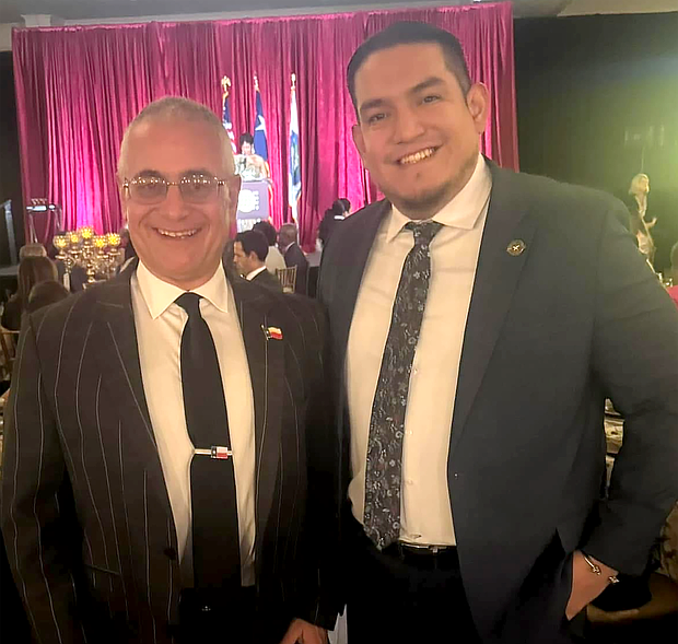 Burt Levine with Emmanuel Guerrero