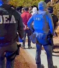 The Drug Enforcement Administration shared videos on social media of a raid at what authorities said was an underground nightclub in Colorado Springs, Colorado, on Sunday.
Mandatory Credit:	DEA Rocky Mountain via CNN Newsource