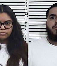 (Left) Casandra Alvarez and (Right) Cristian Balderrama were arrested after selling marijuana to undercover detective, according to Bonneville County police.
Mandatory Credit:	EAST IDAHO NEWS/Bonneville County Jail via CNN Newsource