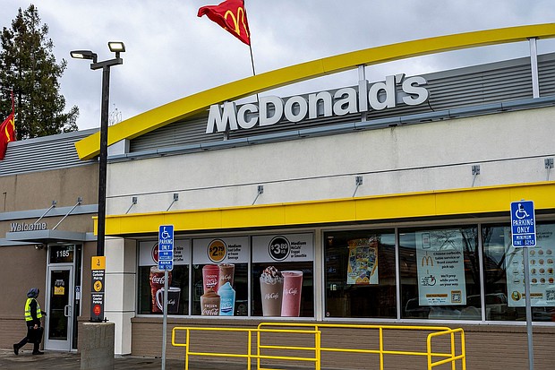 McDonald's had another tough earnings report as consumers pull back on their spending.
Mandatory Credit:	David Paul Morris/Bloomberg/Getty Images via CNN Newsource