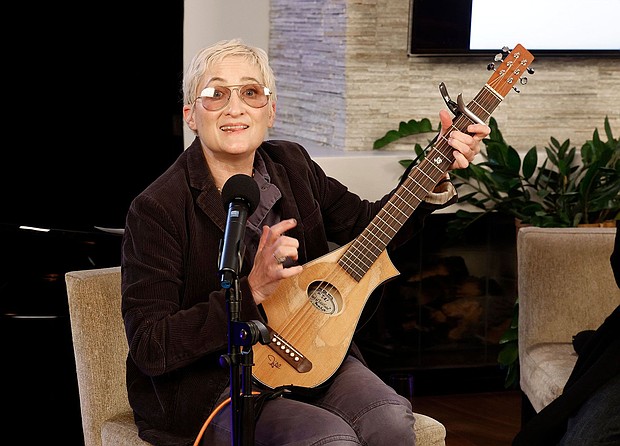 Jill Sobule, seen here performing during the Concert For America 2025 in Los Angeles in January, has died at the age of 66.
Mandatory Credit:	Frazer Harrison/Getty Images via CNN Newsource