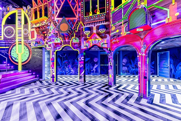 Meow Wolf GrapevineTX - Neon Kingdom/Photo Credit Kate Russell